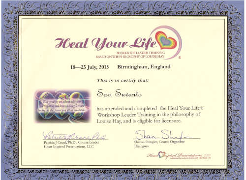 Heal Your Life Trainer certificat