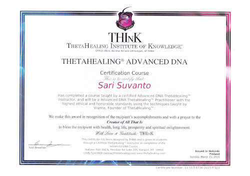 Theta Healing Advanced